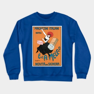 Magazzini Italiani by Leonetto Capiello Crewneck Sweatshirt